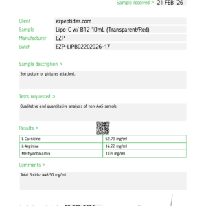 Alternative view of LIPO-C with B12 10ml