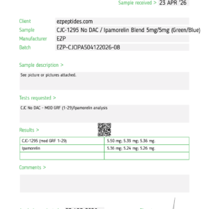 Alternative view of CJC-no DAC / Ipamorelin Blend 5mg/5mg