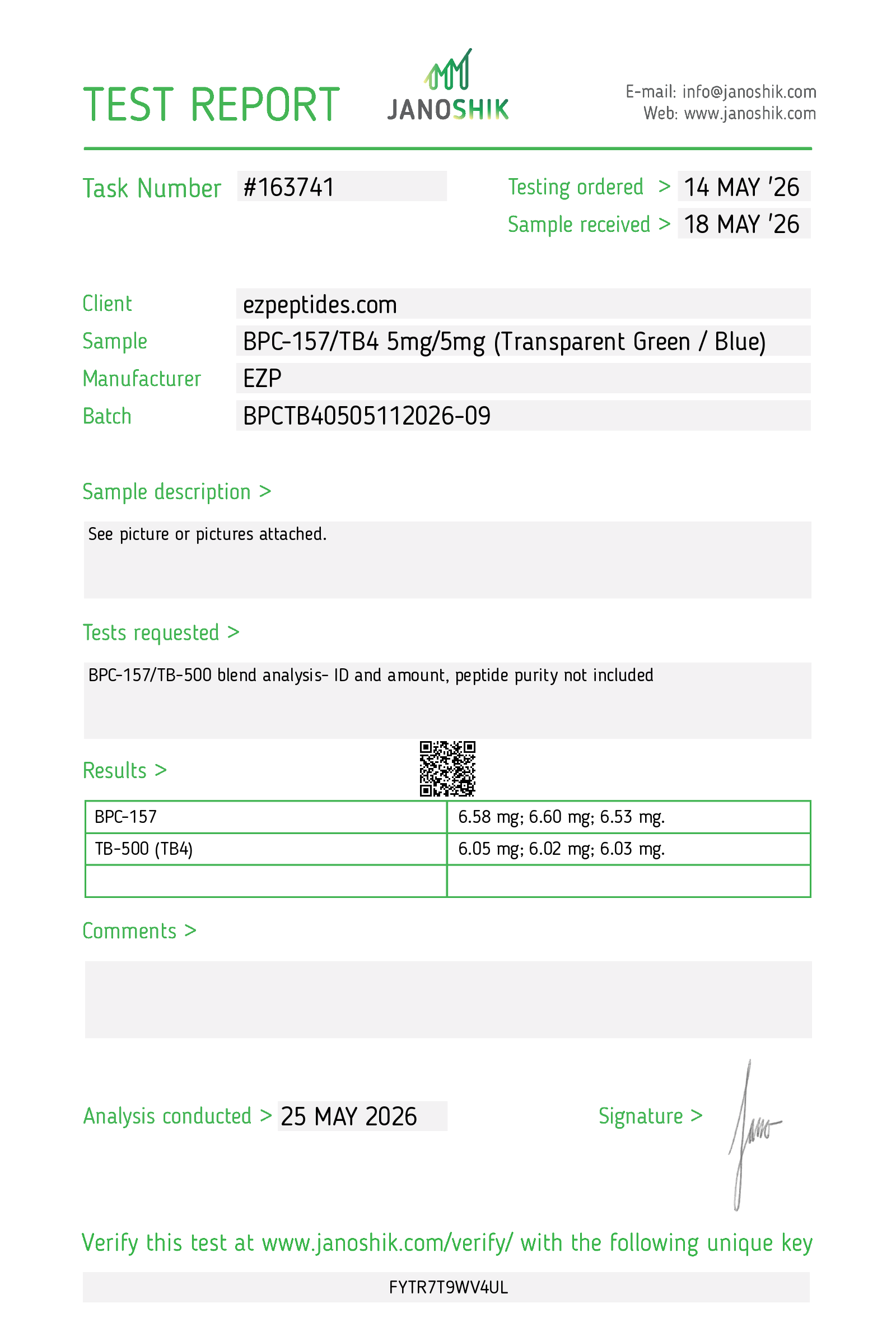 BPC-157 / TB4 Blend 5mg/5mg - Image 2